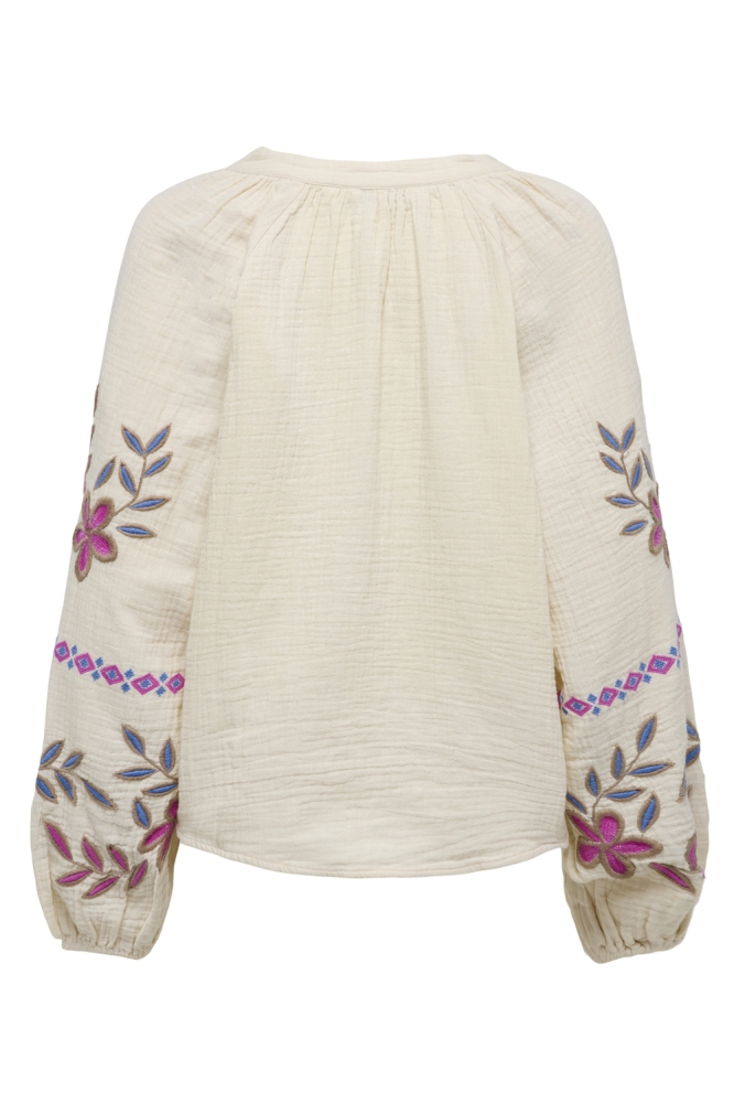ONLBLAKE LIFE LS EMB SHIRT WVN 15355165 PUMICE STONE